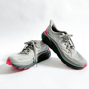 *LIKE NEW* Hoka One One Clifton 8 Sneakers - Gray/Black - Womens 6.5